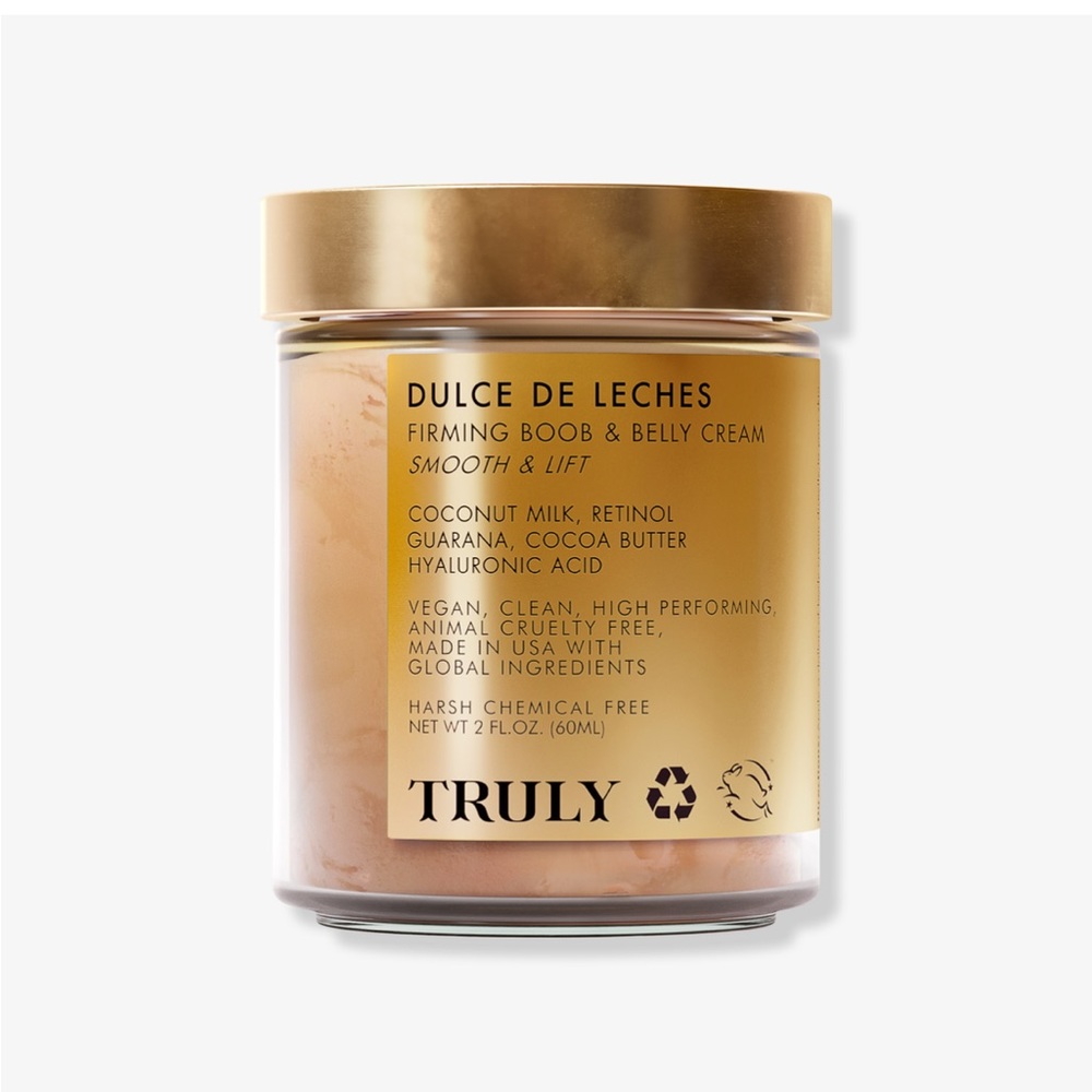 New! Truly Dulce De Leches Boob & Belly Cream